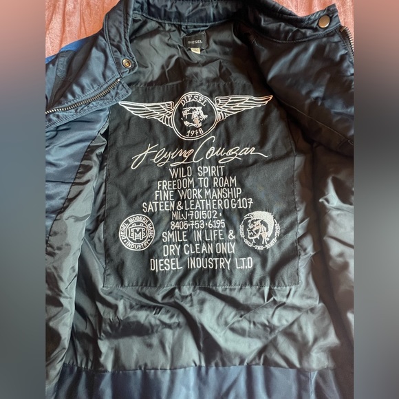 DIESEL NAVY JACKET - Picture 5 of 9